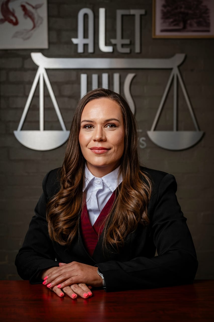 Alet Uys at her desk — Alet Uys Attorneys Inc.